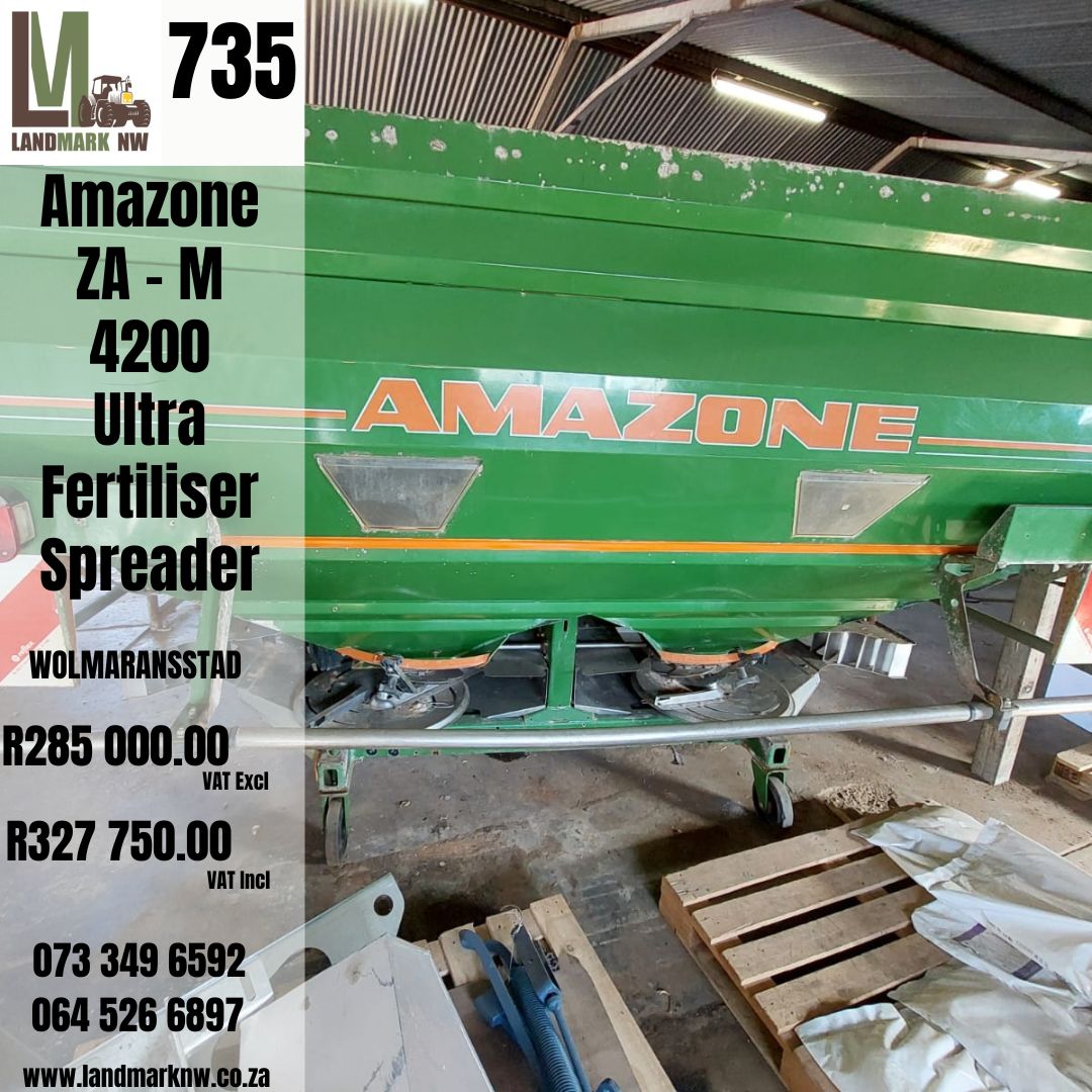 LM735 Amazone Ultra Fertilizer Spreader Landmark Noordwes Pty Ltd